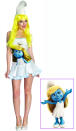 <p>Maybe the weirdest thing about this sexy version of the adorable Smurfette is that the dress features an image of Smurfette herself. So, she's kind of… wearing herself? And in that image, Smurfette sports a sweet, modest frock, while the costume dress is a strapless bustier.<br><br> (Credit: <a rel="nofollow noopener" href="https://www.costumesupercenter.com/products/womens-sexy-the-smurfs-smurfette-dress-costume" target="_blank" data-ylk="slk:CostumeSuperCenter.com;elm:context_link;itc:0;sec:content-canvas" class="link ">CostumeSuperCenter.com</a>/Sony) </p>