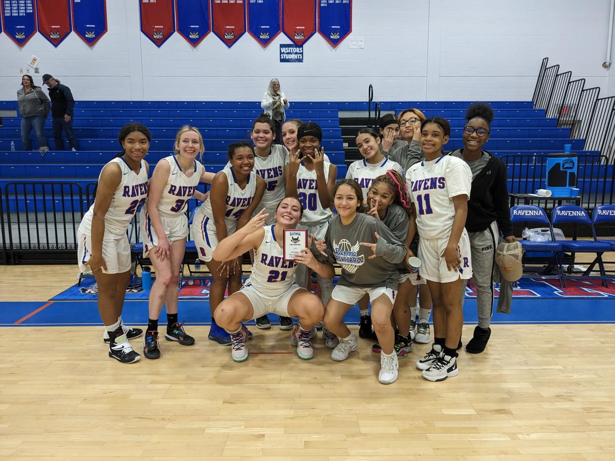 The Ravenna Holiday Tournament champion Ravenna Ravens.