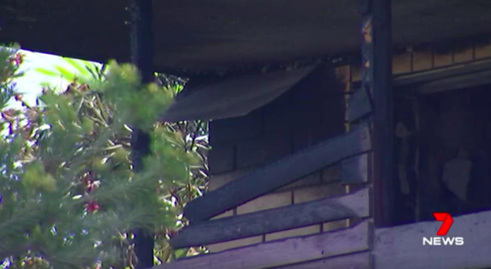 The unit was destroyed, but surrounding apartments were not seriously damaged. Source: 7News