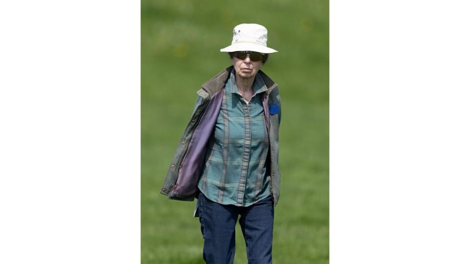 Princess Anne in casual clothes