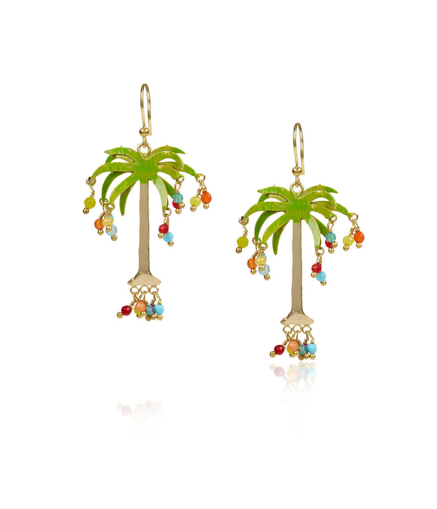 Palm trees and beads