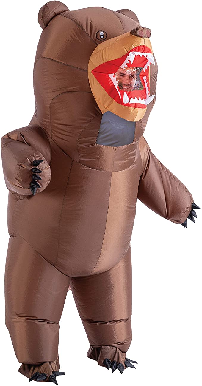 inflatable bear costume, last minute halloween costumes
