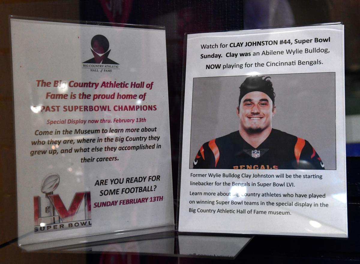 Big Country Athletic Hall of Fame honors Johnston, other area Super Bowl  participants