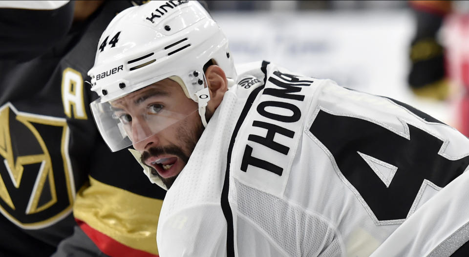 Two years ago, Nate Thompson decided that enough was enough and made a huge change in his life. (Photo by David Becker/NHLI via Getty Images)