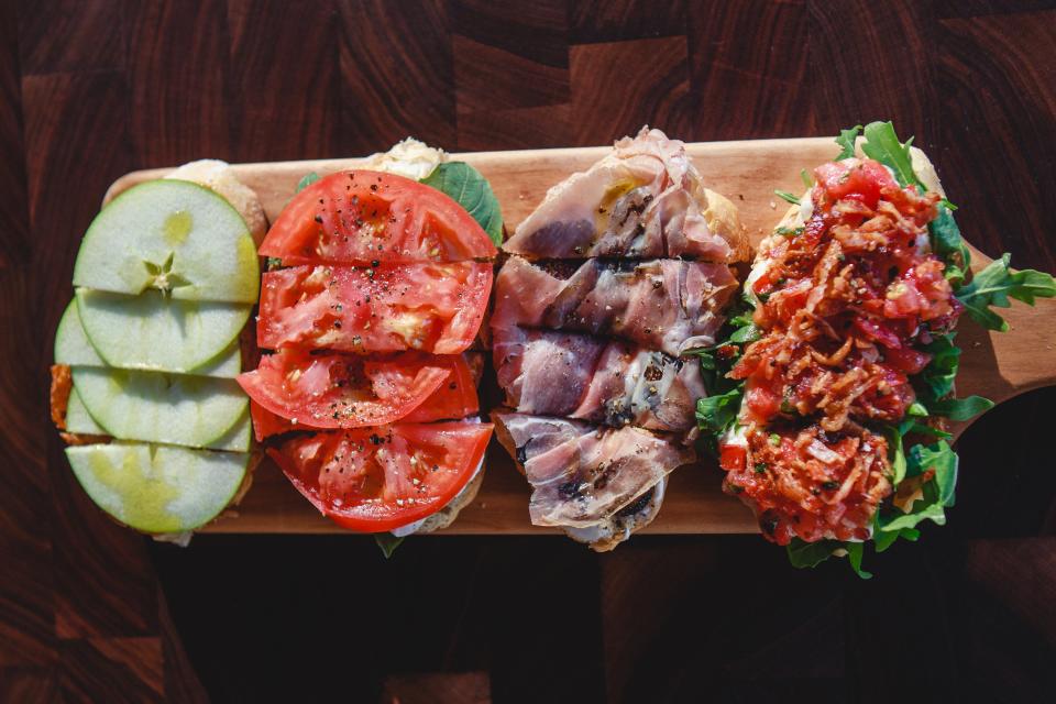 A bruschetta board from Postino WineCafe