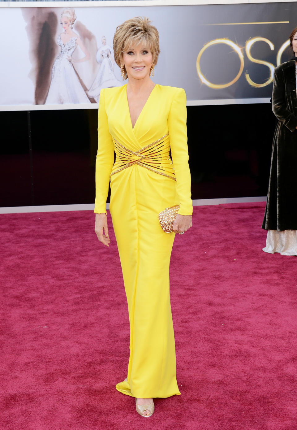 Jane Fonda at the Oscars on Feb. 24, 2013, in Hollywood, Calif. (Photo: Getty Images)