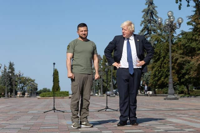 Boris Johnson visit to Ukraine