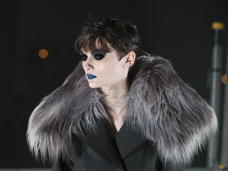 Gareth Pugh: dark, unsettling, maddening and bleak (Press Association)