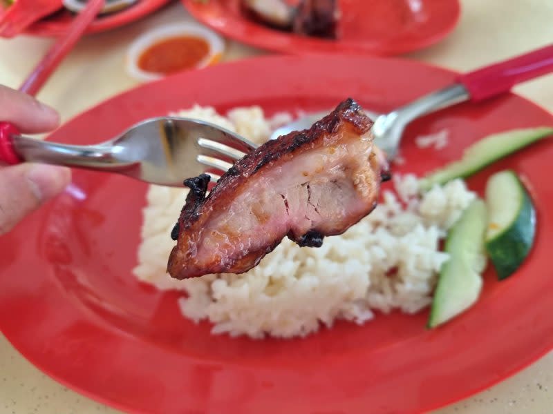 roast paradise sengkang - closeup of charsiew