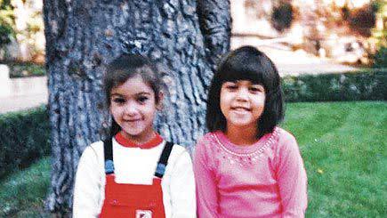 1980s: Kim and Kourtney Kardashian