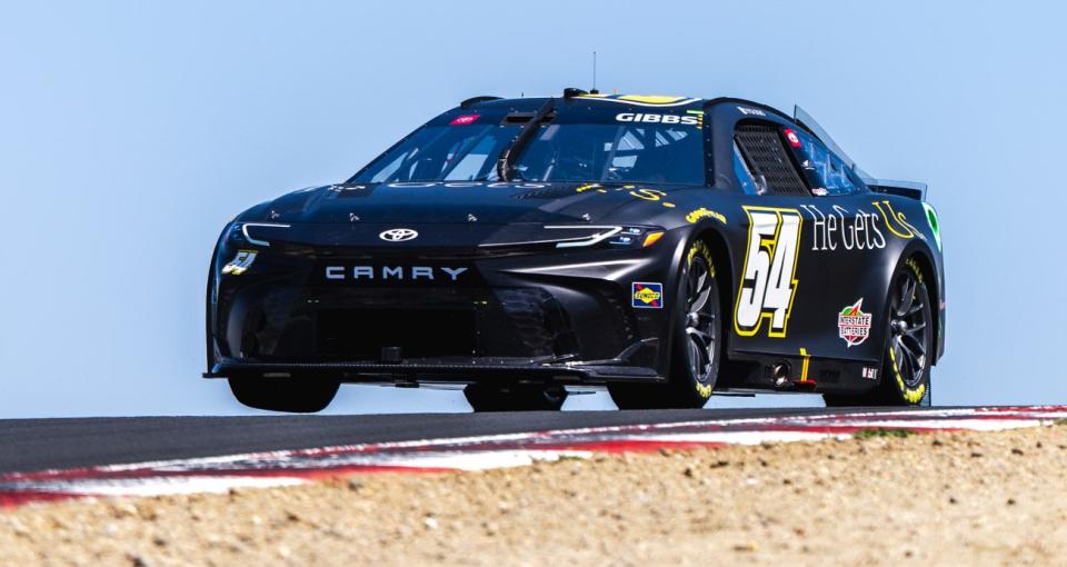 Ty Gibbs races at Sonoma.