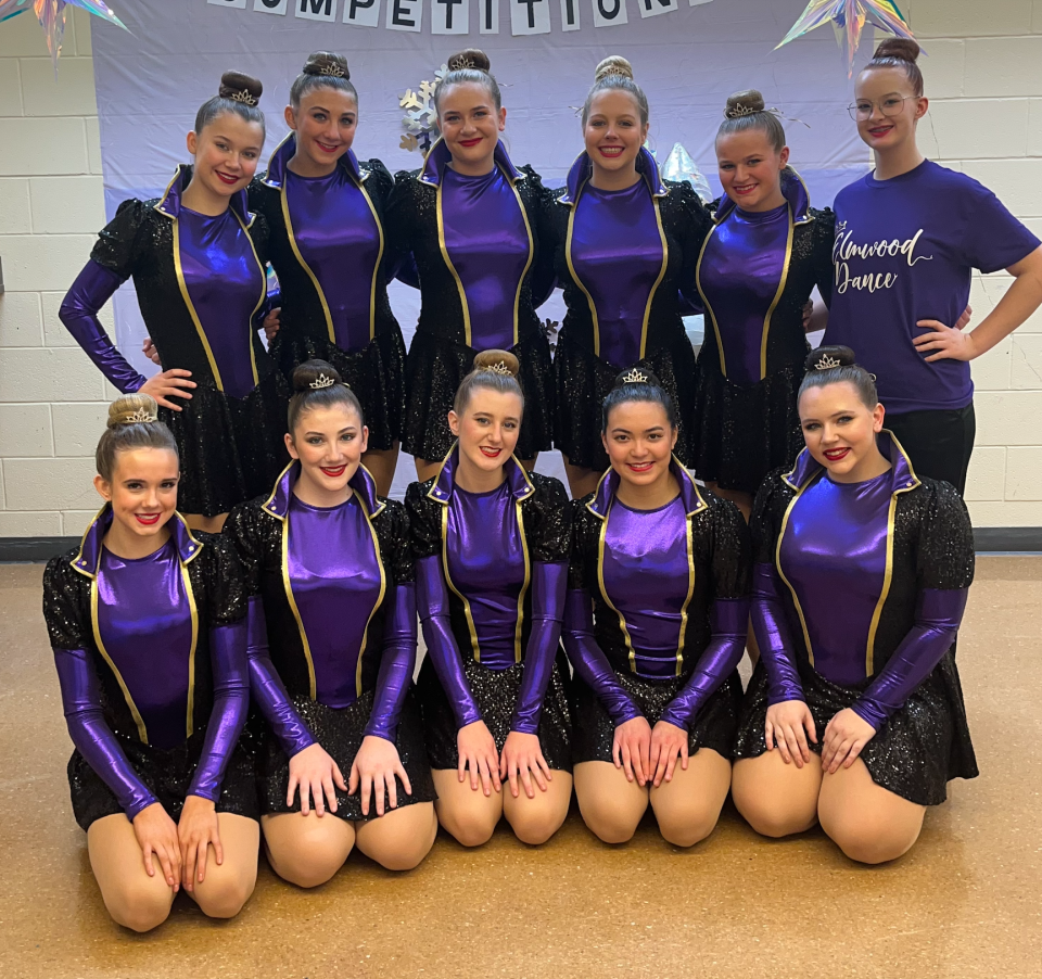 The Elmwood High School competitive dance team qualified for the 2024 Illinois High School Association state finals in Bloomington.