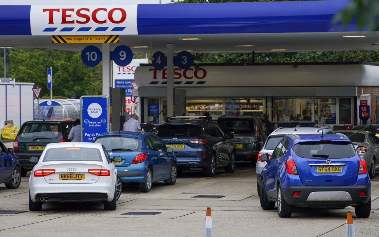 Tesco petrol station