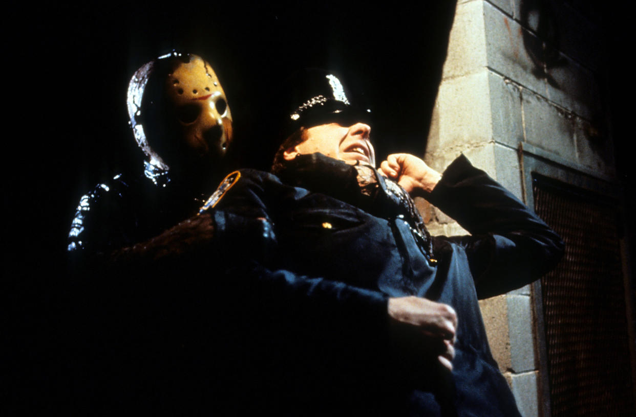 Jason Voorhees, el villano de la legendaria saga de 'Viernes 13' que arrancó en 1980 con Adrienne King como la superviviente protagonista (Foto de Paramount/Getty Images)