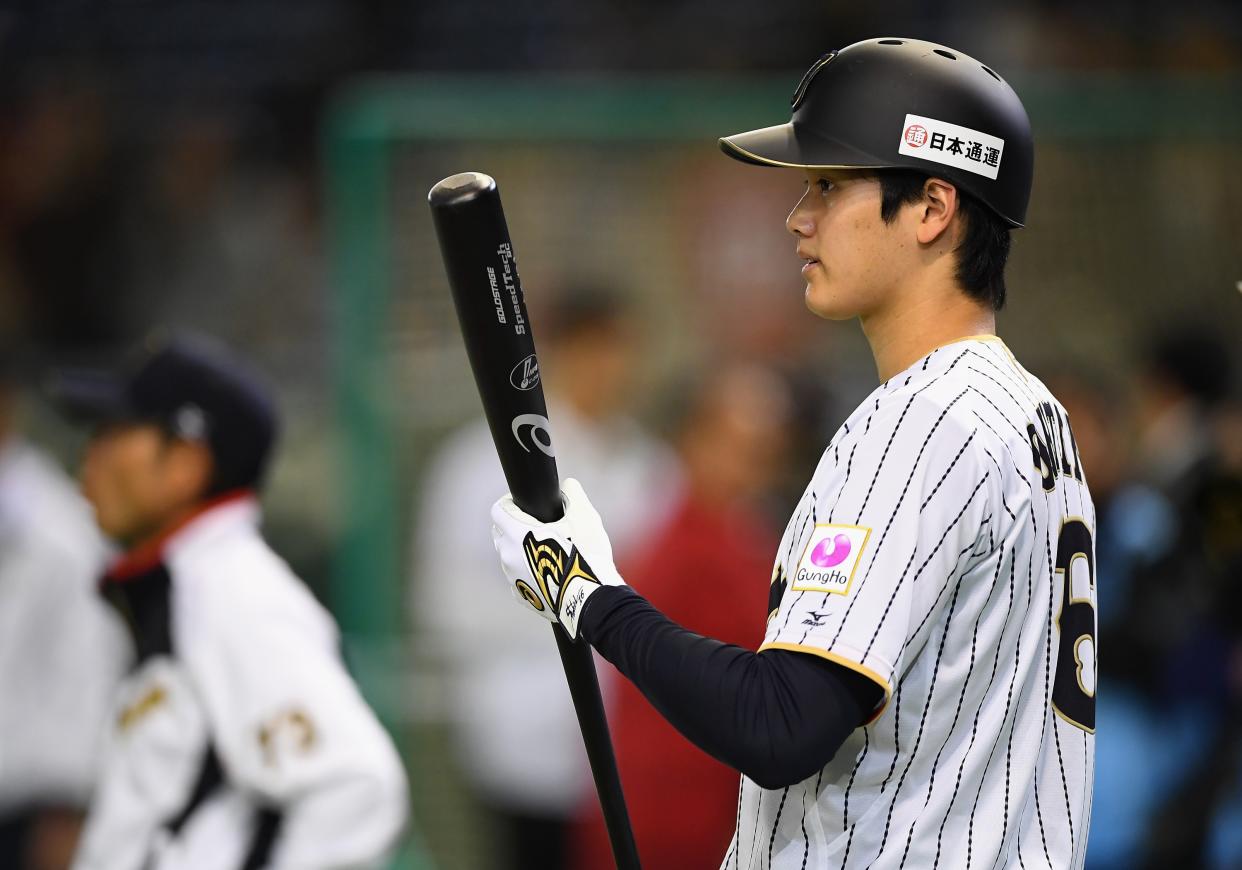 MLB teams are busy making their best sales pitch to Shohei Ohtani’s agents. (Getty Images)
