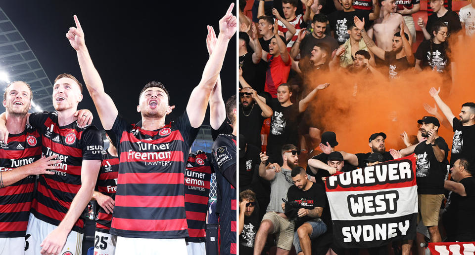 The Western Sydney Wanderers may have been embarrassed 7-0 by Melbourne City this week but they have stolen some of the headlines away from rival codes. Image: Getty