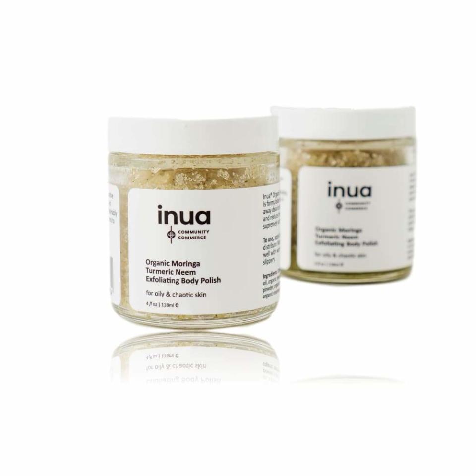 Inua Moringa, Tumeric, and Neem Exfoliating Body Scrub