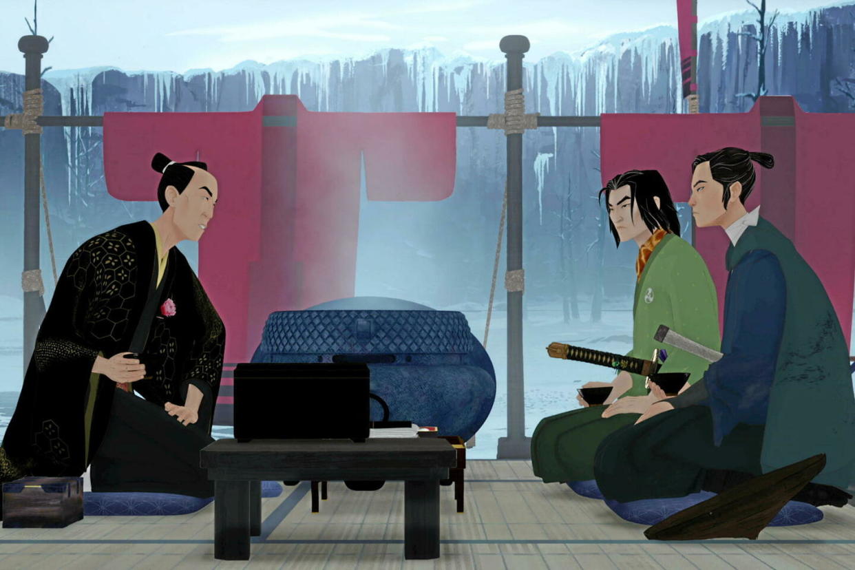 La série d'animation japonaise Blue Eye Samurai, à voir sur Netflix.  - Credit:COURTESY OF NETFLIX