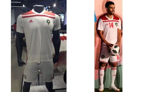 Morocco 2018 World Cup away kit - Credit: Adidas