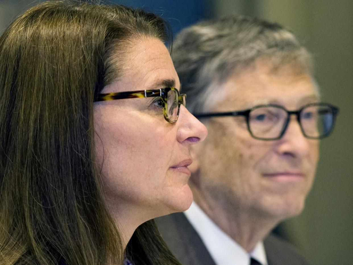 Bill and Melinda Gates (REUTERS)