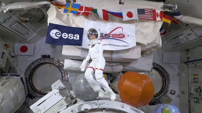 Barbie goes Zero Gravity for World Space Week