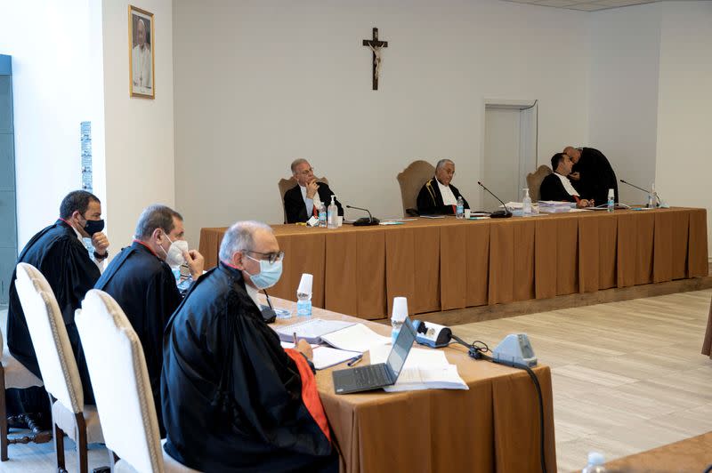FILE PHOTO: Vatican begins trial for 10 people including prominent cardinal