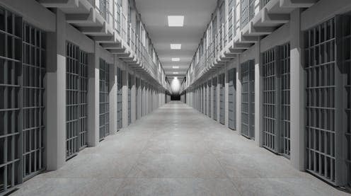 <span class="caption">shutterstock</span> <span class="attribution"><a class="link " href="https://www.shutterstock.com/image-illustration/rows-prison-cells-interior-365427041" rel="nofollow noopener" target="_blank" data-ylk="slk:Gts/Shutterstock;elm:context_link;itc:0;sec:content-canvas">Gts/Shutterstock</a></span>