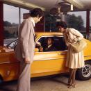 Anders sah es in Sachen knallige Farben vor einigen Jahrzehnten aus. Orangefarbene Autos beispielsweise waren in den 70ern keine Seltenheit.