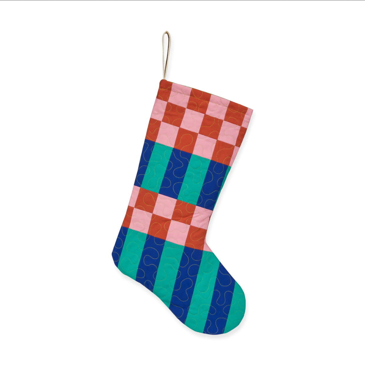 <p><a href="https://store.moma.org/products/hand-quilted-christmas-stocking?variant=43365029118182" rel="nofollow noopener" target="_blank" data-ylk="slk:Shop Now;elm:context_link;itc:0;sec:content-canvas" class="link rapid-noclick-resp">Shop Now</a></p><p>Hand-Quilted Christmas Stocking</p><p>MoMA Store</p><p>$75.00</p>