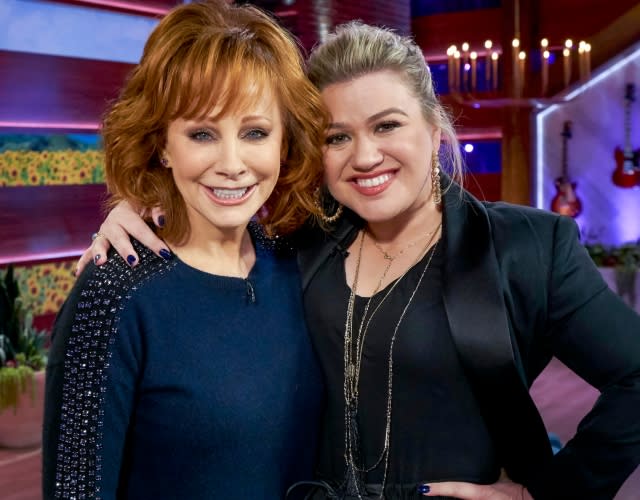 Reba McEntire and Kelly Clarkson