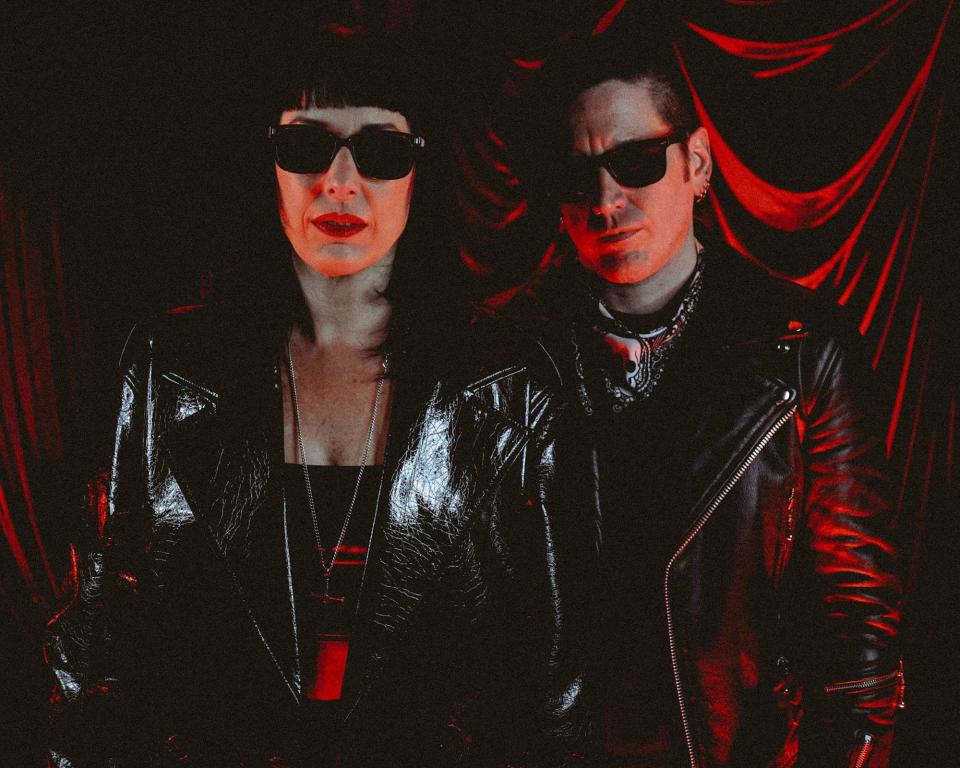Angela and Johnny Yeagher of Wilmington synth/goth duo Dead Cool. (Photo: MORGAN ELIZABETH)