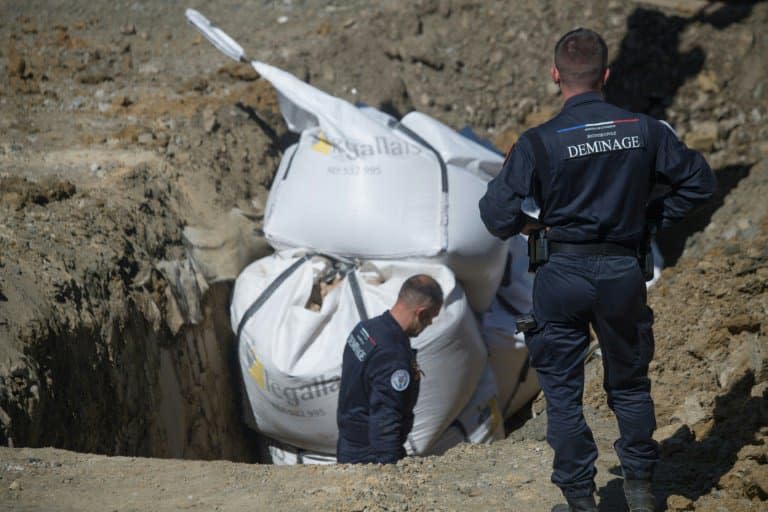 Déminage d'une bombe de 500 kg de la Seconde Guerre mondiale, à Saint-Nazaire en Loire-Atlantique le 8 juillet 2020 (PHOTO D'ILLUSTRATION) - LOIC VENANCE © 2019 AFP