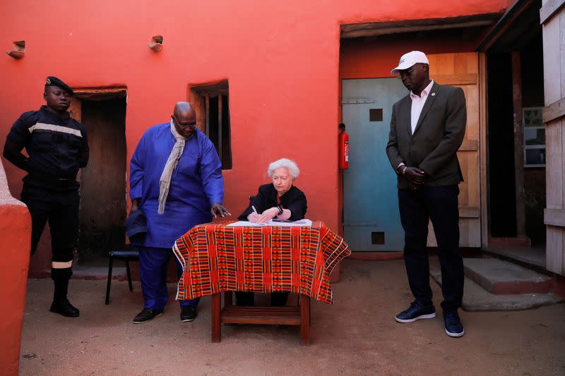 U.S. Treasury Secretary Janet Yellen visits Senegal