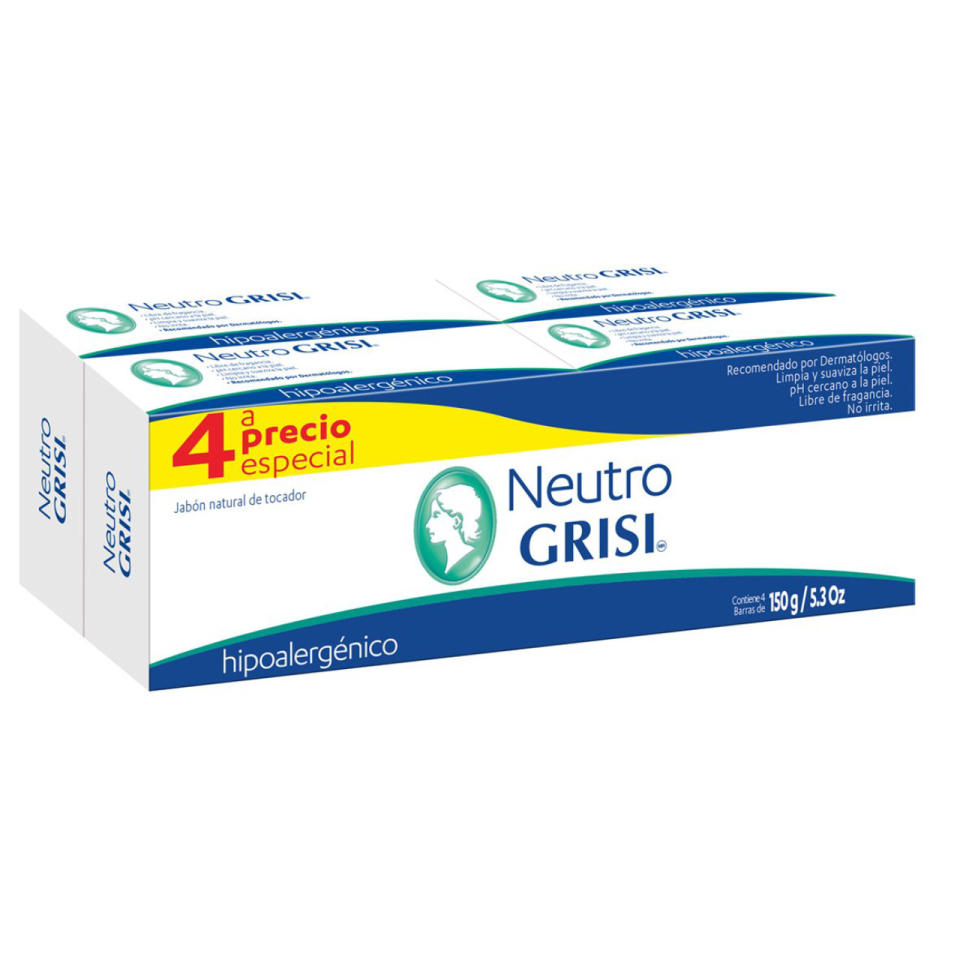 Jabón Neutro Grisi 4 Pack