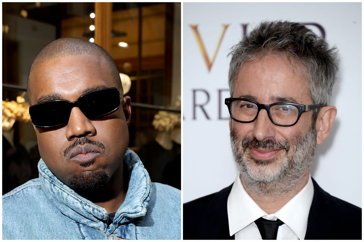 David Baddiel has voiced his concern over Kanye West’s recent series of anti-semetic attacks  (ES Composite)