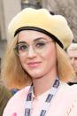 <p>Despite how many hair colors Katy can pull off, her natural shade is a lot like this soft medium-blonde she briefly sported in early 2017.</p>