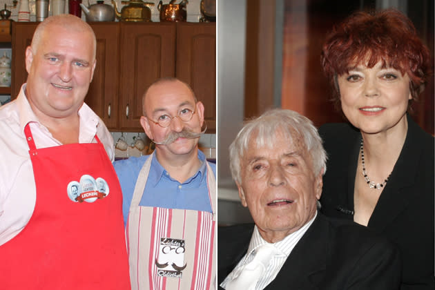 Markus Maria Profitlich und Horst Lichter luden das Ehepaar Heesters zum Kochen ein (von links nach rechts) (Bilder: ddp images)