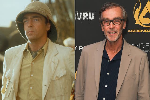 <p>Moviestore/Shutterstock; Dave Benett/Getty</p> John Hannah in 1999's 'The Mummy' and in 2023