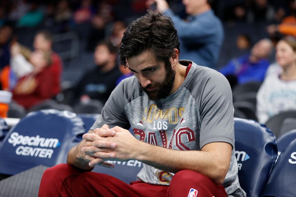 Ricky Rubio with the Cavaliers in 2023.