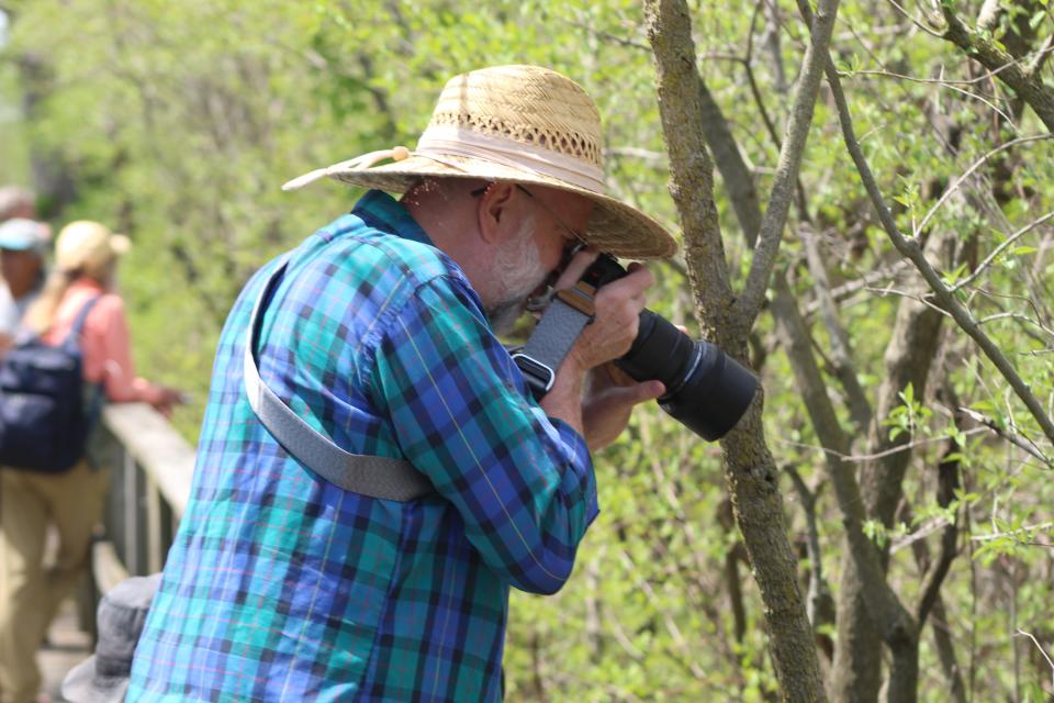 Birders from Ohio, states across the U.S. and international visitors brought their cameras and binoculars to Magee Marsh Wildlife Area this week to view dozens of migratory bird species as they made their way through Northwest Ohio.