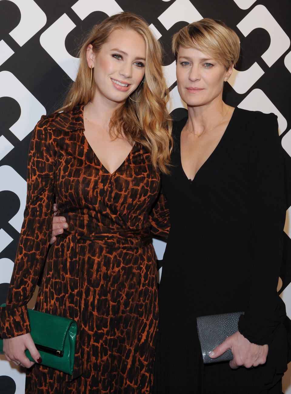 Dylan Penn and Robin Wright