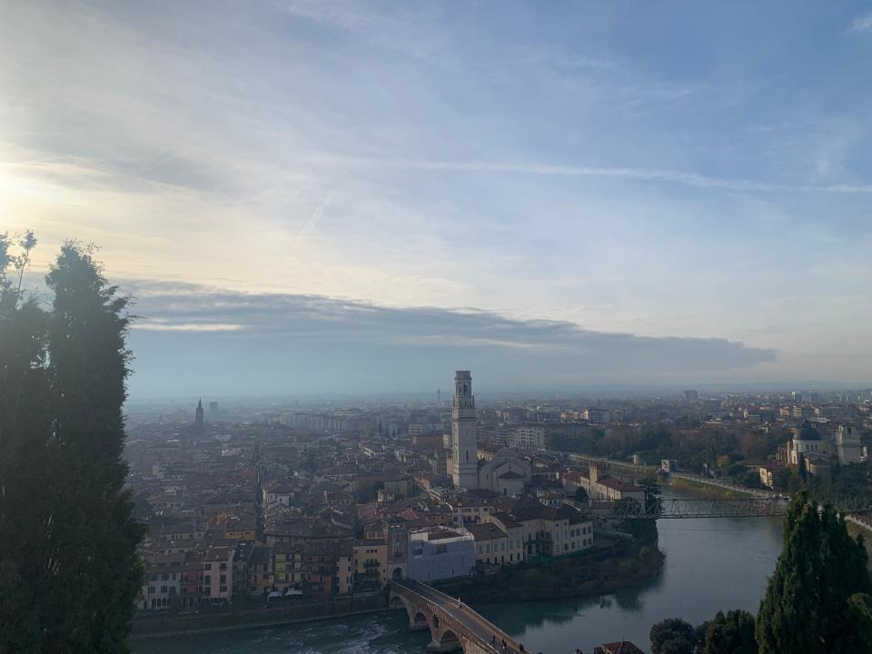 View of the river in Verona.
