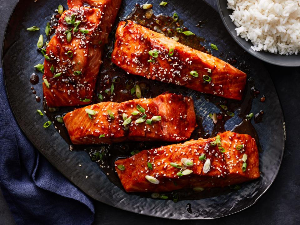 #7: Bourbon-Glazed Salmon