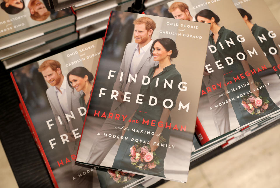 Finding Freedom: Harry and Meghan and the Making of A Modern Family is a biography of Prince Harry and Meghan Markle which was released in the summer. (Photo: Getty Images)