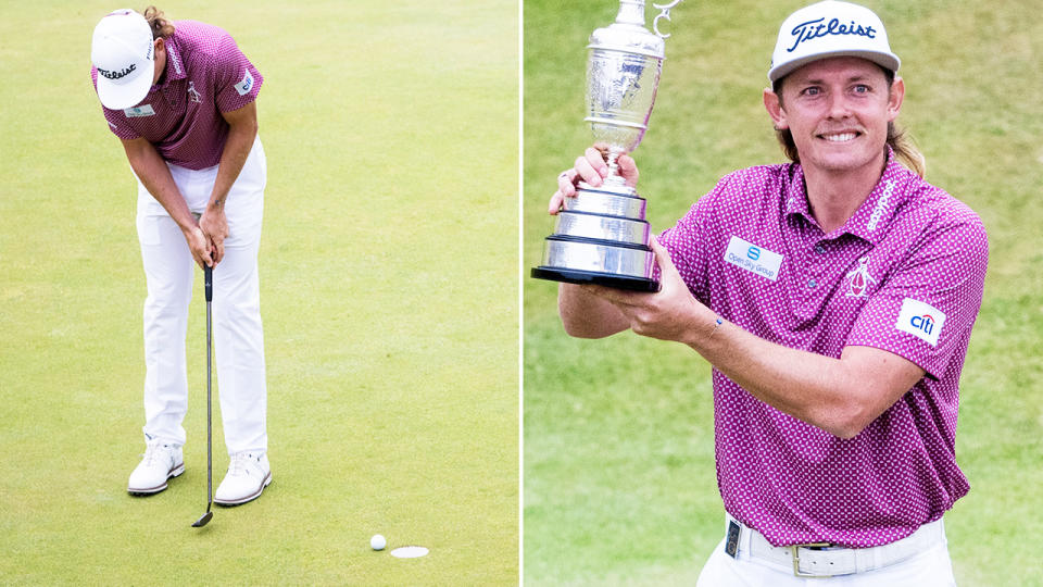 Cameron Smith, pictured here with the Claret Jug after winning The Open Championship. 