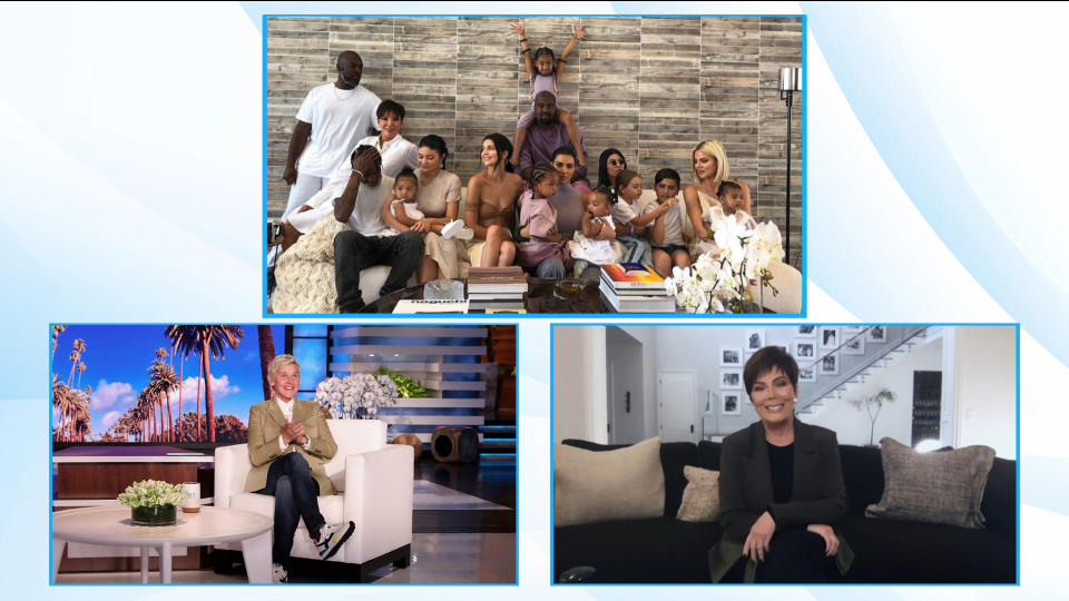 Kris Jenner made a virtual appearance on The Ellen DeGeneres Show to discuss the end of the family’s reality TV show (Michael Rozman/Warner Bros/PA)
