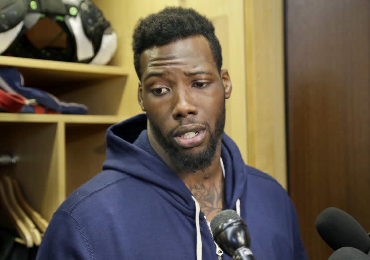 Jason Pierre-Paul has been given the franchise tag for a second time. (AP)