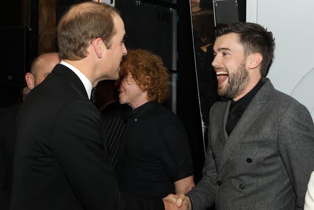 <p>Matt Frost/ITV/Shutterstock </p> Prince William and Jack Whitehall chat at the Royal Variety Performance at the Palladium Theatre in London on Nov. 13, 2014.