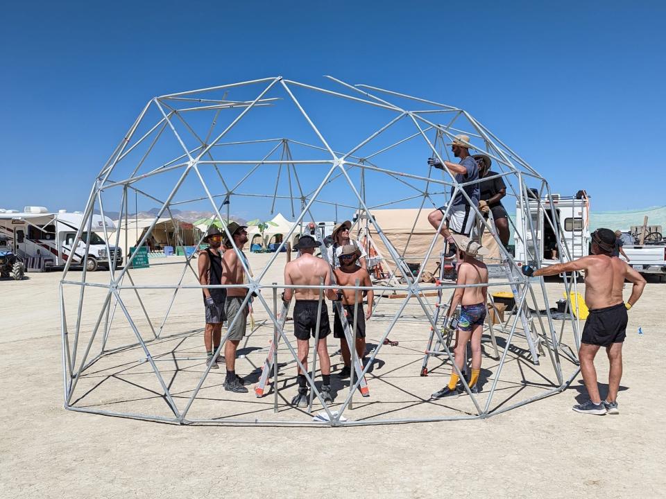 Android Oasis Dome at Burning Man