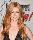 <p>If you've been considering going red for a while now, <strong>Katherine McNamara</strong>'s peach is the perfect way to test the redhead waters. This warm, golden red is one of the most accessible ginger colors, and you'll be seeing it all over.</p>